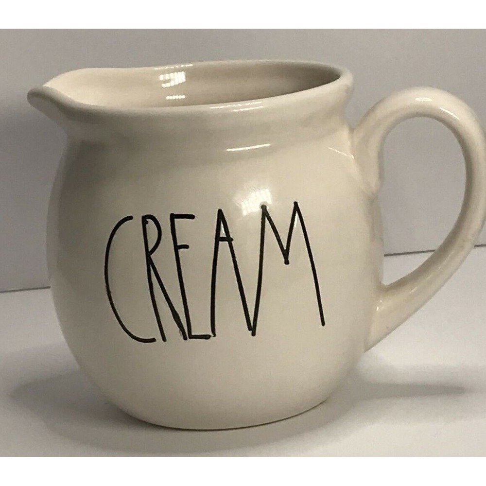 Rae Dunn CREAM Creamer Pitcher Artisan Collection by Magenta.‎ LETTER M